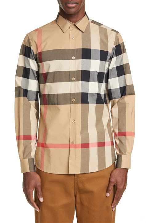 burberry button up shirt cheap|burberry scribble button down shirt.